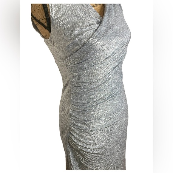 Cache Shimmer Metallic Cocktail Dress - Picture 3 of 4